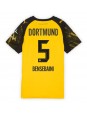 Borussia Dortmund Ramy Bensebaini #5 Replika Hemmakläder Dam 2025-26 Kortärmad